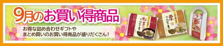 今月のお買い得